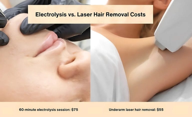 Electrolysis vs. Laser Hair Removal Costs in 2025