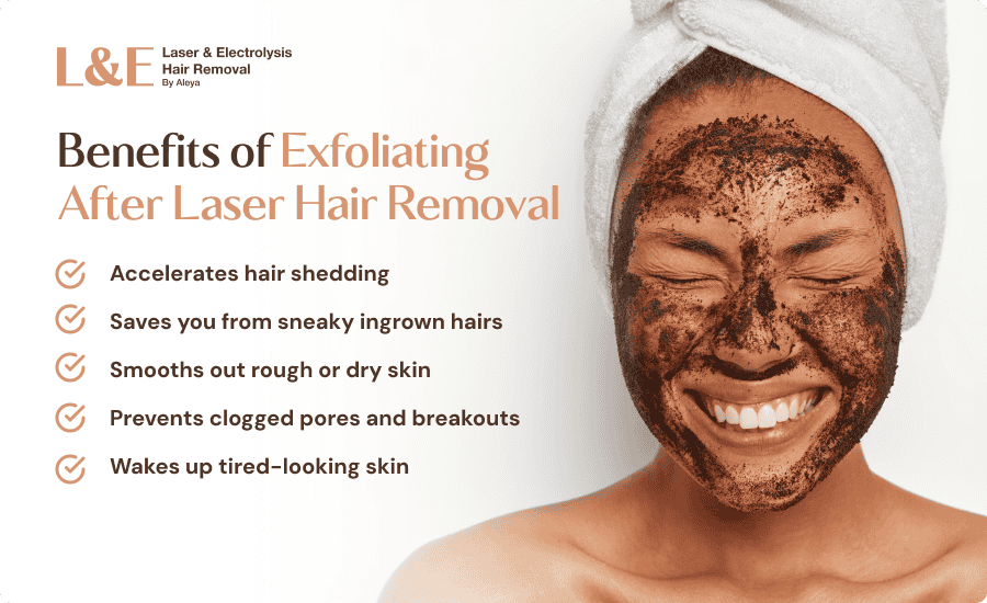 A Guide to Exfoliating After Laser Hair Removal: Tips & FAQs